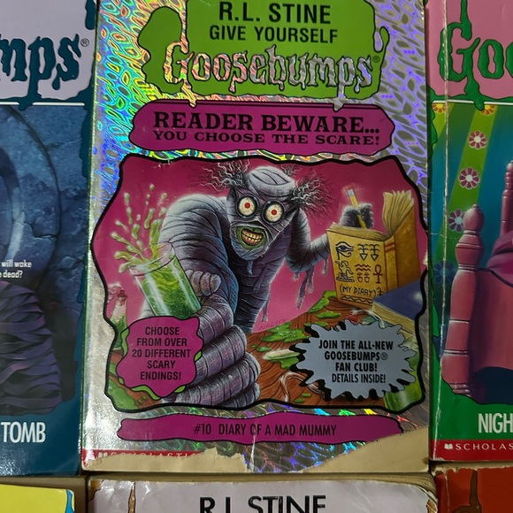 RL Stine, goosebumps books lot of 10 ￼ - Picture 3 of 13